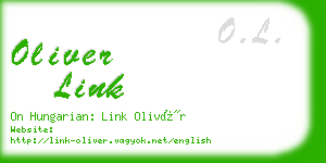 oliver link business card